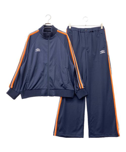 UMBRO（アンブロ）UMBRO (アンブロ) BELPER (ベルパー) M TO R (ムウトアール) TRACK JAKET+TRACK PANTS ネイビー サイズ:L 未使用品の古着・服飾アイテム