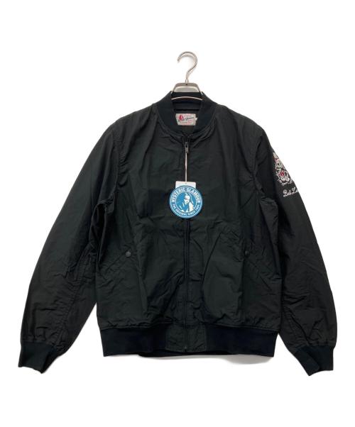 Hysteric Glamour（ヒステリックグラマー）Hysteric Glamour (ヒステリックグラマー) SKULL LOUNGE BLOUSON ブラック サイズ:L 未使用品の古着・服飾アイテム