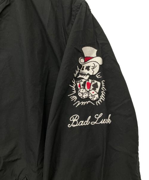 Hysteric Glamour（ヒステリックグラマー）Hysteric Glamour (ヒステリックグラマー) SKULL LOUNGE BLOUSON ブラック サイズ:L 未使用品の古着・服飾アイテム