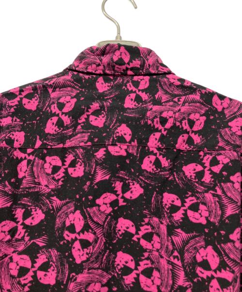 Hysteric Glamour（ヒステリックグラマー）Hysteric Glamour Thee Hysteric XXX The Rolling Stones (ザ ローリングストーンズ) MIXED EMOTIONS柄ウエスタンシャツ ピンク サイズ:L 未使用品の古着・服飾アイテム