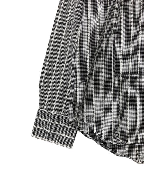 Hysteric Glamour（ヒステリックグラマー）Hysteric Glamour (ヒステリックグラマー) ヒッコリーストライプウエスタンワークシャツ ブラック サイズ:L 未使用品の古着・服飾アイテム