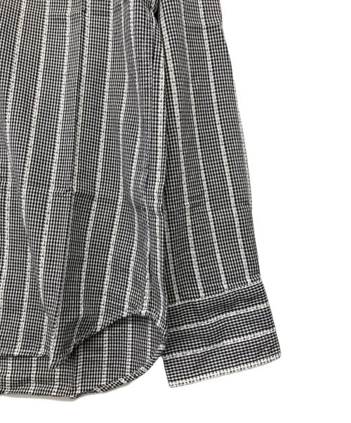 Hysteric Glamour（ヒステリックグラマー）Hysteric Glamour (ヒステリックグラマー) ヒッコリーストライプウエスタンワークシャツ ブラック サイズ:L 未使用品の古着・服飾アイテム