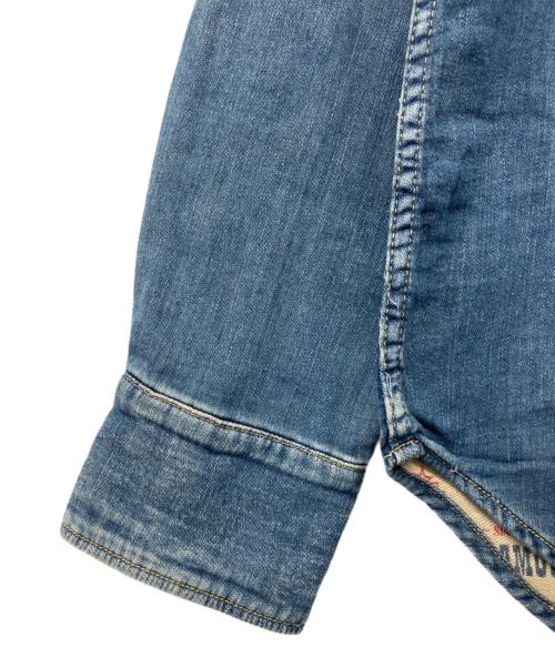 Hysteric Glamour（ヒステリックグラマー）Hysteric Glamour (ヒステリックグラマー) 裏地総柄ウェスタンデニムシャツ インディゴ サイズ:L 未使用品の古着・服飾アイテム