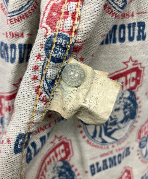 Hysteric Glamour（ヒステリックグラマー）Hysteric Glamour (ヒステリックグラマー) 裏地総柄ウェスタンデニムシャツ インディゴ サイズ:L 未使用品の古着・服飾アイテム
