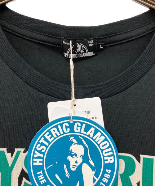 Hysteric Glamour（ヒステリックグラマー）Hysteric Glamour (ヒステリックグラマー) BE DOMINATED BY PHONE Tシャツ ブラック サイズ:L 未使用品の古着・服飾アイテム