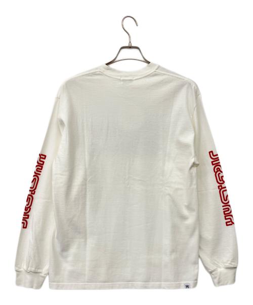 Hysteric Glamour（ヒステリックグラマー）Hysteric Glamour (ヒステリックグラマー) SPEEDSTER プリント リブ付Tシャツ ホワイト サイズ:Mの古着・服飾アイテム