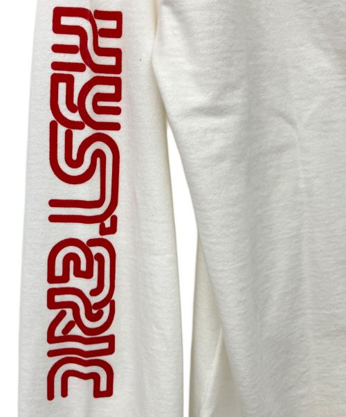 Hysteric Glamour（ヒステリックグラマー）Hysteric Glamour (ヒステリックグラマー) SPEEDSTER プリント リブ付Tシャツ ホワイト サイズ:Mの古着・服飾アイテム