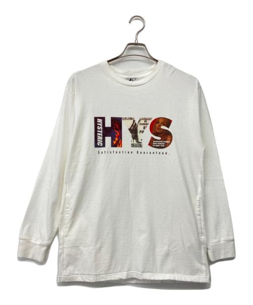 Hysteric Glamour（ヒステリックグラマー）Hysteric Glamour (ヒステリックグラマー) 長袖カットソー ホワイト サイズ:Sの古着・服飾アイテム