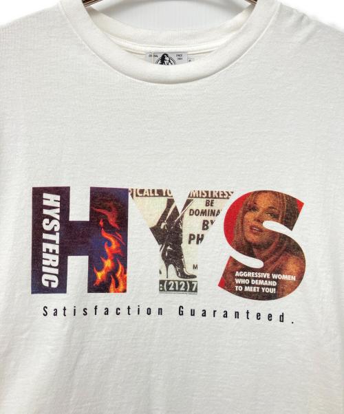 Hysteric Glamour（ヒステリックグラマー）Hysteric Glamour (ヒステリックグラマー) 長袖カットソー ホワイト サイズ:Sの古着・服飾アイテム