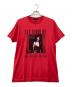 Thee Hysteric XXX（ジィ ヒステリックトリプルエックス）の古着「THEE HYSTERIC XXX DAM/LET THERE BE DARK pt Tシャツ」｜レッド