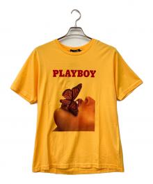 Hysteric Glamour×PLAY BOY（ヒステリックグラマー×プレイボーイ）の古着「SPRING 2019 COVER Tシャツ」｜イエロー