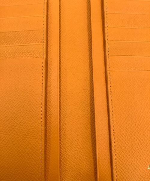 Salvatore Ferragamo（サルヴァトーレ フェラガモ）Salvatore Ferragamo (サルヴァトーレ フェラガモ) ガンチーニ カードウォレット オレンジの古着・服飾アイテム