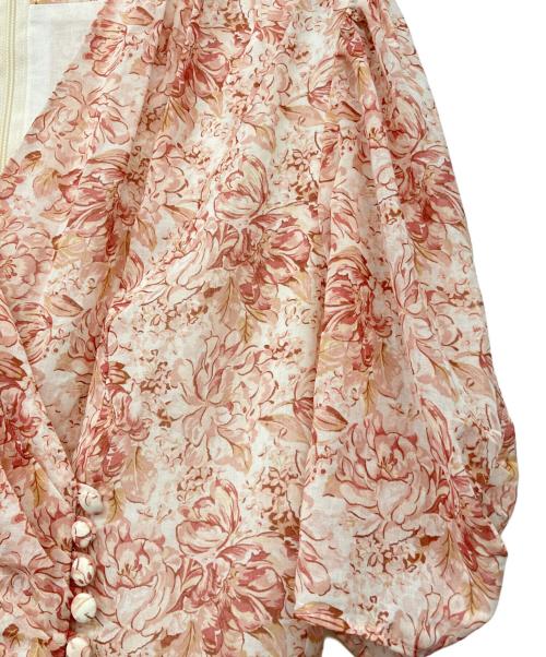 LAURA ASHLEY（ローラ アシュレイ）LAURA ASHLEY (ローラ アシュレイ) 80's ヴィンテージマキシワンピ ライトピンク サイズ:13Aの古着・服飾アイテム