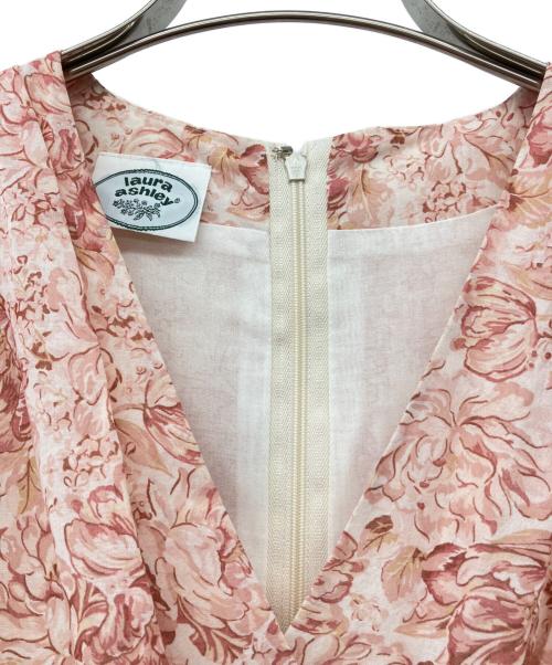 LAURA ASHLEY（ローラ アシュレイ）LAURA ASHLEY (ローラ アシュレイ) 80's ヴィンテージマキシワンピ ライトピンク サイズ:13Aの古着・服飾アイテム