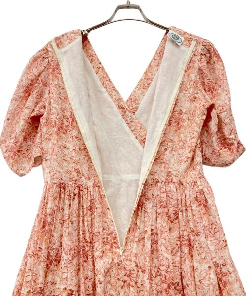 LAURA ASHLEY（ローラ アシュレイ）LAURA ASHLEY (ローラ アシュレイ) 80's ヴィンテージマキシワンピ ライトピンク サイズ:13Aの古着・服飾アイテム