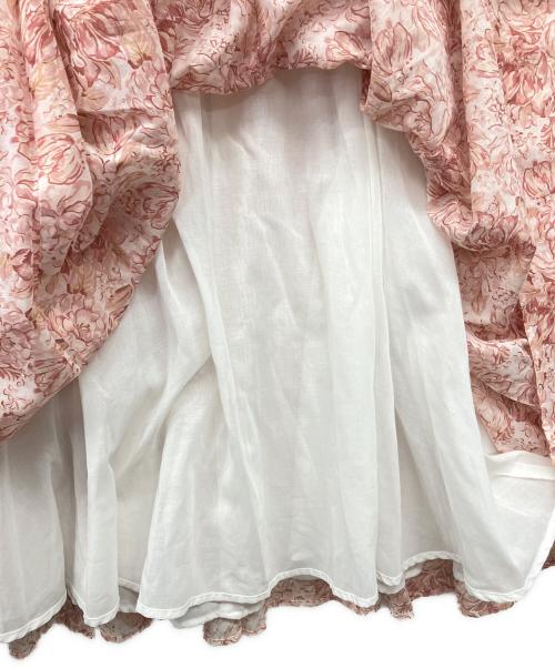 LAURA ASHLEY（ローラ アシュレイ）LAURA ASHLEY (ローラ アシュレイ) 80's ヴィンテージマキシワンピ ライトピンク サイズ:13Aの古着・服飾アイテム