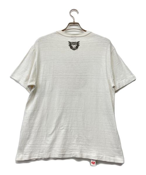 HUMAN MADE（ヒューマンメイド）HUMAN MADE (ヒューマンメイド) HM 17 T-SHIRT 1808 ホワイト サイズ:Lの古着・服飾アイテム