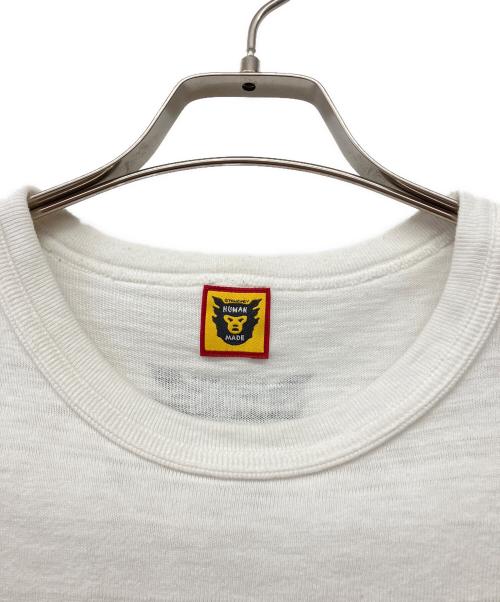HUMAN MADE（ヒューマンメイド）HUMAN MADE (ヒューマンメイド) HM 17 T-SHIRT 1808 ホワイト サイズ:Lの古着・服飾アイテム