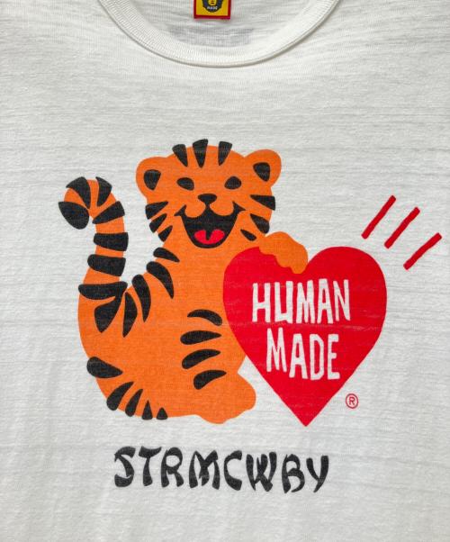HUMAN MADE（ヒューマンメイド）HUMAN MADE (ヒューマンメイド) HM 17 T-SHIRT 1808 ホワイト サイズ:Lの古着・服飾アイテム