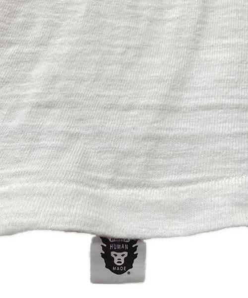 HUMAN MADE（ヒューマンメイド）HUMAN MADE (ヒューマンメイド) HM 17 T-SHIRT 1808 ホワイト サイズ:Lの古着・服飾アイテム