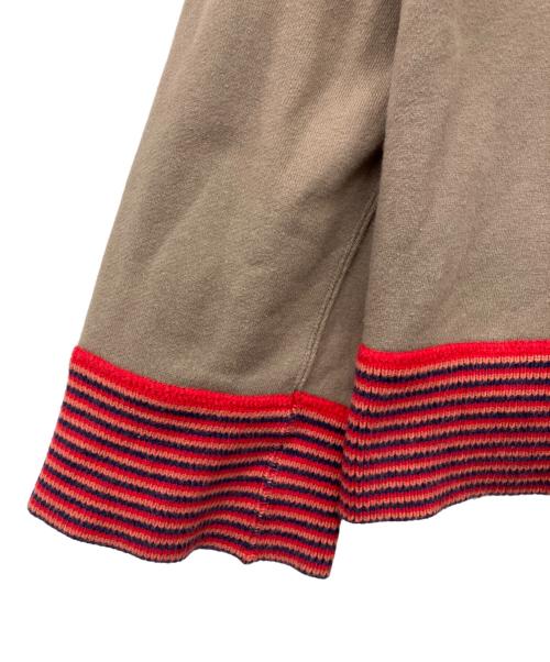 Vivienne Westwood man（ヴィヴィアン ウェストウッド マン）Vivienne Westwood man (ヴィヴィアン ウェストウッド マン) ENDANGERED SPECIES OWL SWEAT SHIRT ベージュ×レッド サイズ:48の古着・服飾アイテム