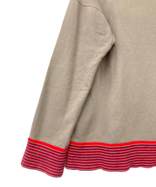 Vivienne Westwood man（ヴィヴィアン ウェストウッド マン）Vivienne Westwood man (ヴィヴィアン ウェストウッド マン) ENDANGERED SPECIES OWL SWEAT SHIRT ベージュ×レッド サイズ:48の古着・服飾アイテム