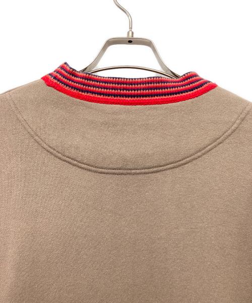 Vivienne Westwood man（ヴィヴィアン ウェストウッド マン）Vivienne Westwood man (ヴィヴィアン ウェストウッド マン) ENDANGERED SPECIES OWL SWEAT SHIRT ベージュ×レッド サイズ:48の古着・服飾アイテム