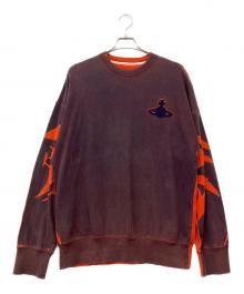 Vivienne Westwood man（ヴィヴィアン ウェストウッド マン）の古着「スウェット」｜オレンジ×ネイビー