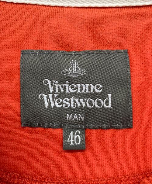 Vivienne Westwood man（ヴィヴィアン ウェストウッド マン）Vivienne Westwood man (ヴィヴィアン ウェストウッド マン) スウェット オレンジ×ネイビー サイズ:46の古着・服飾アイテム