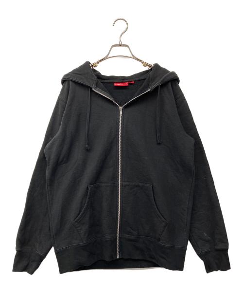 SUPREME（シュプリーム）SUPREME (シュプリーム) Rib Logo Zip Up Hoodie ブラック サイズ:不明の古着・服飾アイテム