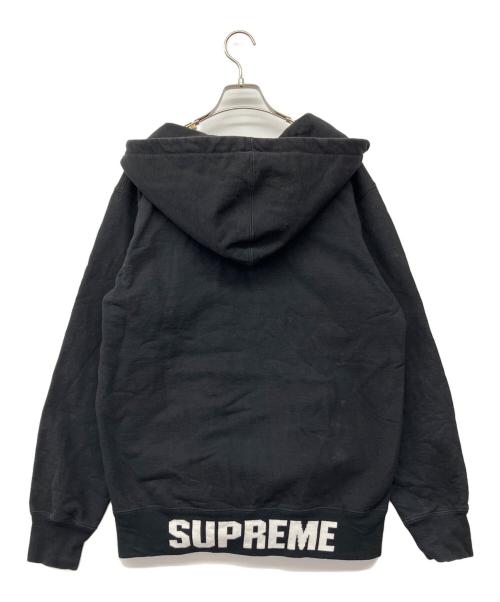 SUPREME（シュプリーム）SUPREME (シュプリーム) Rib Logo Zip Up Hoodie ブラック サイズ:不明の古着・服飾アイテム