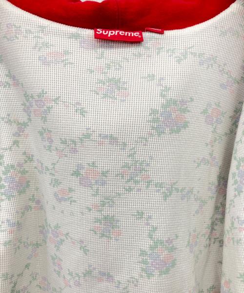 SUPREME（シュプリーム）SUPREME (シュプリーム) Small Box Thermal Zip Up Small Box Thermal Zip Up floral thermal Sweat Sweat レッド サイズ:Mの古着・服飾アイテム