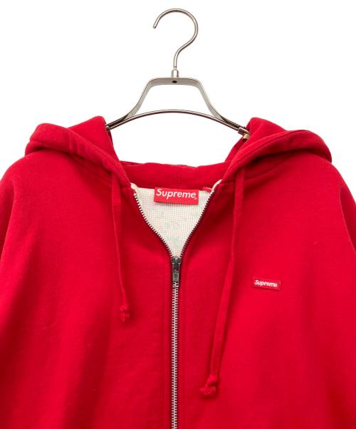 SUPREME（シュプリーム）SUPREME (シュプリーム) Small Box Thermal Zip Up Small Box Thermal Zip Up floral thermal Sweat Sweat レッド サイズ:Mの古着・服飾アイテム