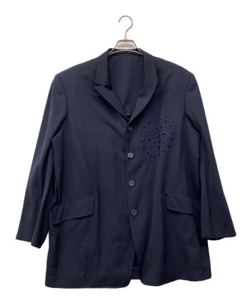 Y's for men（ワイズフォーメン）Y'S for men (ワイズフォーメン) ウールジャケット ネイビー サイズ:Mの古着・服飾アイテム