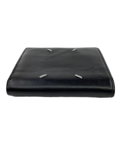 Maison Margiela（メゾンマルジェラ）Maison Margiela (メゾンマルジェラ) 4ステッチ フリップフラップウォレット ブラックの古着・服飾アイテム
