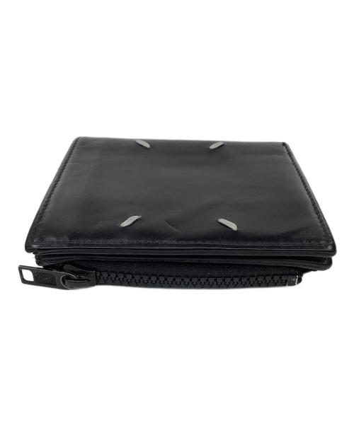 Maison Margiela（メゾンマルジェラ）Maison Margiela (メゾンマルジェラ) 4ステッチ フリップフラップウォレット ブラックの古着・服飾アイテム
