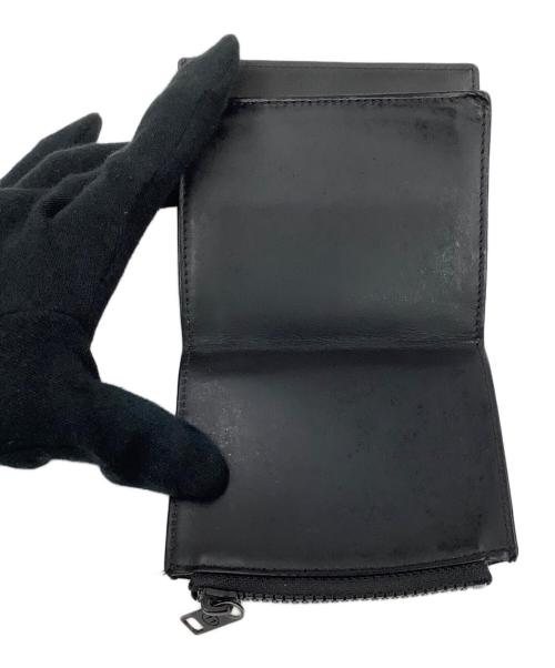 Maison Margiela（メゾンマルジェラ）Maison Margiela (メゾンマルジェラ) 4ステッチ フリップフラップウォレット ブラックの古着・服飾アイテム