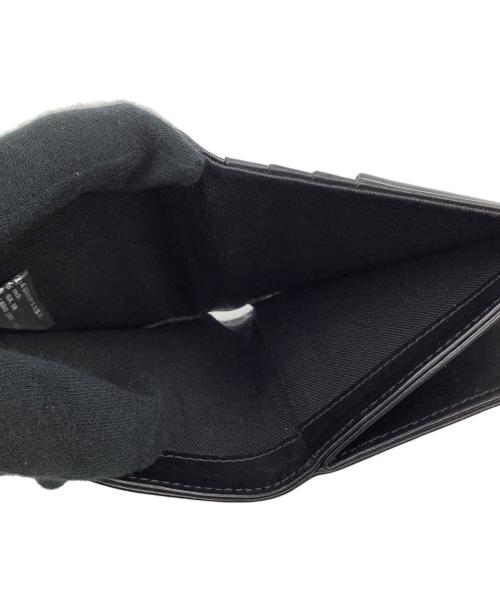 Maison Margiela（メゾンマルジェラ）Maison Margiela (メゾンマルジェラ) 4ステッチ フリップフラップウォレット ブラックの古着・服飾アイテム