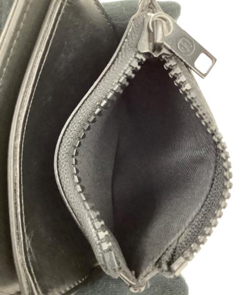 Maison Margiela（メゾンマルジェラ）Maison Margiela (メゾンマルジェラ) 4ステッチ フリップフラップウォレット ブラックの古着・服飾アイテム