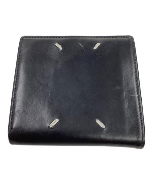 Maison Margiela（メゾンマルジェラ）Maison Margiela (メゾンマルジェラ) 4ステッチ フリップフラップウォレット ブラックの古着・服飾アイテム