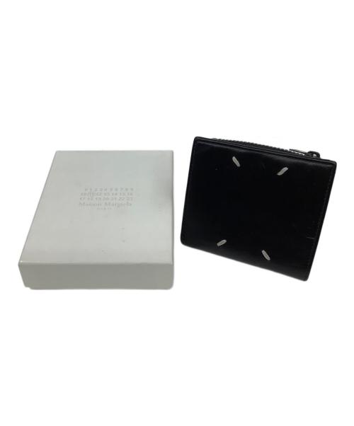 Maison Margiela（メゾンマルジェラ）Maison Margiela (メゾンマルジェラ) 4ステッチ フリップフラップウォレット ブラックの古着・服飾アイテム