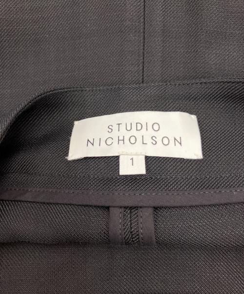 STUDIO NICHOLSON（スタジオ ニコルソン）STUDIO NICHOLSON (スタジオ ニコルソン) JAYA BASKET WEAVE TAILRNG BLACK ブラック サイズ:1の古着・服飾アイテム