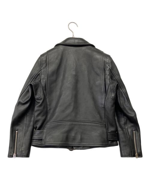 beautiful people（ビューティフルピープル）beautiful people (ビューティフルピープル) VINTAGE LEATHER RIDERS JACKET ブラック サイズ:160cmの古着・服飾アイテム
