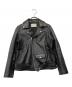 beautiful people（ビューティフルピープル）の古着「VINTAGE LEATHER RIDERS JACKET」｜ブラック
