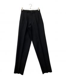 Y's for men（ワイズフォーメン）の古着「90's ウールスラックス」｜ブラック