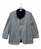 Y's for menワイズフォーメン）の古着「90'S リバーシブルウールジャケット」｜ライトグレー×ネイビー