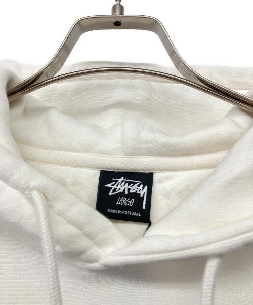 stussy（ステューシー）stussy (ステューシー) Jumbo Pigment Dyed Hoodie ホワイト サイズ:L 未使用品の古着・服飾アイテム