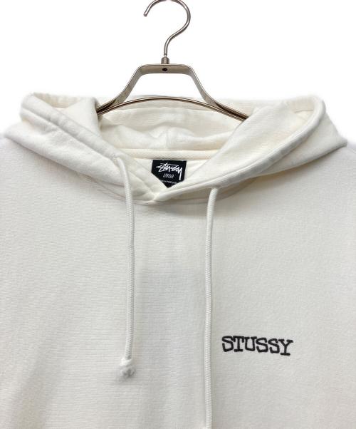 stussy（ステューシー）stussy (ステューシー) Jumbo Pigment Dyed Hoodie ホワイト サイズ:L 未使用品の古着・服飾アイテム