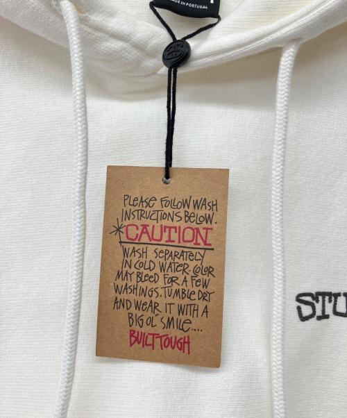 stussy（ステューシー）stussy (ステューシー) Jumbo Pigment Dyed Hoodie ホワイト サイズ:L 未使用品の古着・服飾アイテム