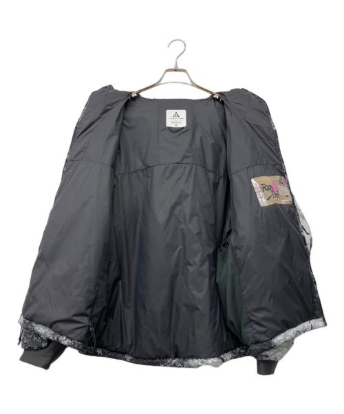 NIKE ACG（ナイキエーシージー）NIKE ACG (ナイキエーシージー) Therma-FIT ADV Allover Print Jacket ブラック×ホワイト サイズ:Lの古着・服飾アイテム